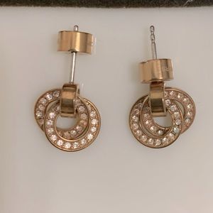 Michael Kors rose gold earrings